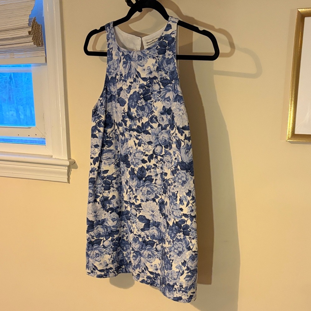 Abercrombie & Fitch Blue Floral Dress